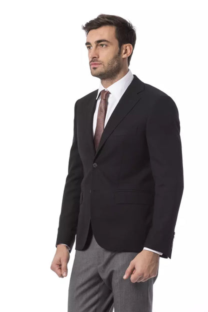 Billionaire Italian Couture Black Wool Single Breasted Blazer - Designed by Billionaire Italian Couture Available to Buy at a Discounted Price on Moon Behind The Hill Online Designer Discount