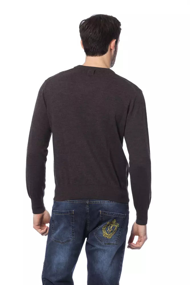 Billionaire Italian Couture Men's Brown Sweater - Designed by Billionaire Italian Couture Available to Buy at a Discounted Price on Moon Behind The Hill Online Designer Discount Store