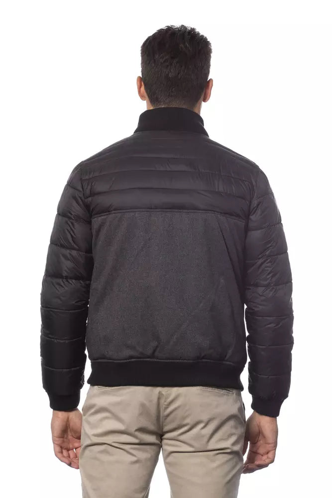 Grey Verri Men's Bomber Jacket - Designed by Verri Available to Buy at a Discounted Price on Moon Behind The Hill Online Designer Discount Store