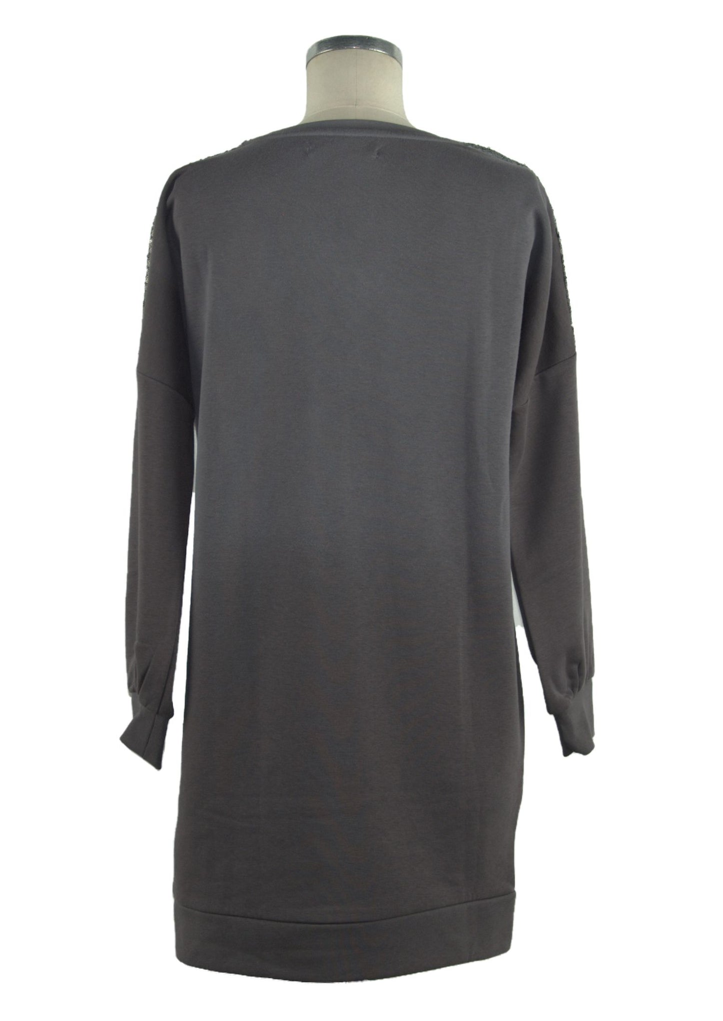 Grey Imperfect Sweatshirt Dress - Designed by Imperfect Available to Buy at a Discounted Price on Moon Behind The Hill Online Designer Discount Store