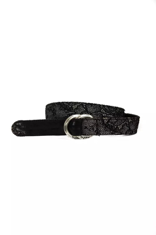 Black Wool Belt - Designed by BYBLOS Available to Buy at a Discounted Price on Moon Behind The Hill Online Designer Discount Store