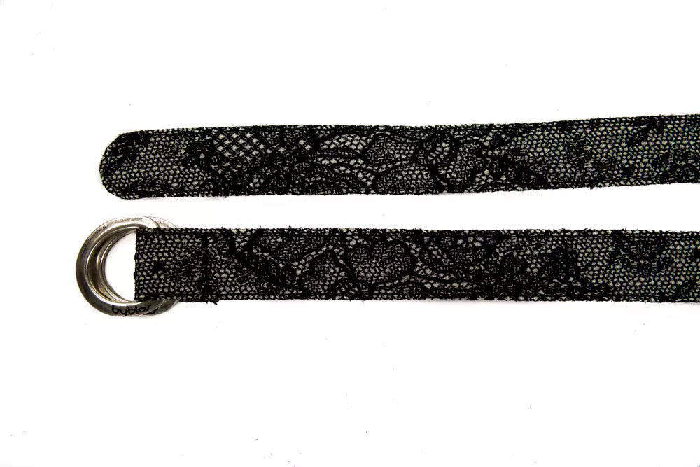 Black Wool Belt - Designed by BYBLOS Available to Buy at a Discounted Price on Moon Behind The Hill Online Designer Discount Store