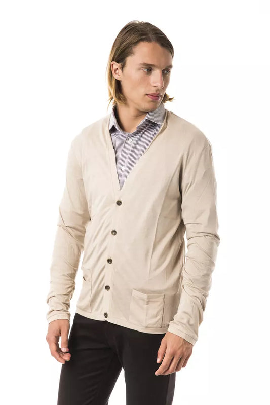 Cartone Men's V-Neck Cardigan - Designed by BYBLOS Available to Buy at a Discounted Price on Moon Behind The Hill Online Designer Discount Store