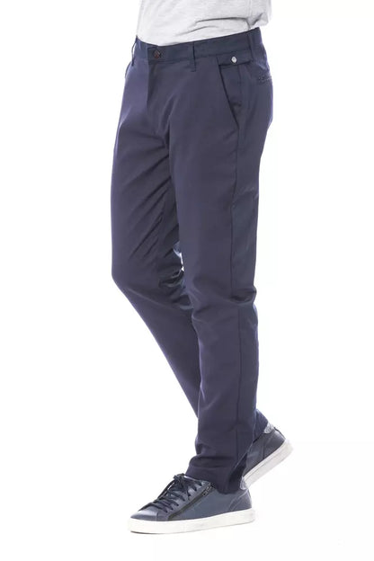 Verri Men's Blue Polyester Pants designed by Verri available from Moon Behind The Hill 's Clothing > Pants > Mens range