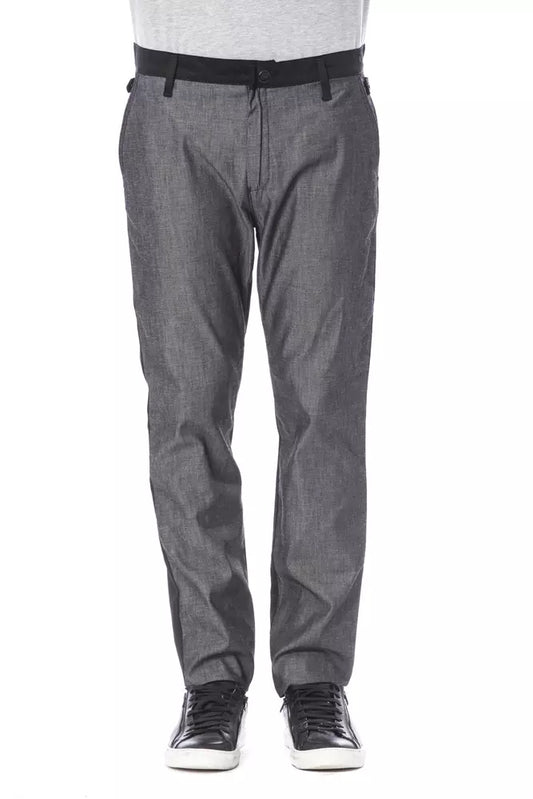 Verri Men's Duotone Black & Grey Cotton Pants designed by Verri available from Moon Behind The Hill 's Clothing > Pants > Mens range