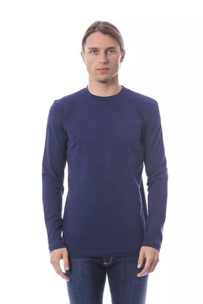 Blue Verri Men's Long Sleeve T-shirt - Designed by Verri Available to Buy at a Discounted Price on Moon Behind The Hill Online Designer Discount Store