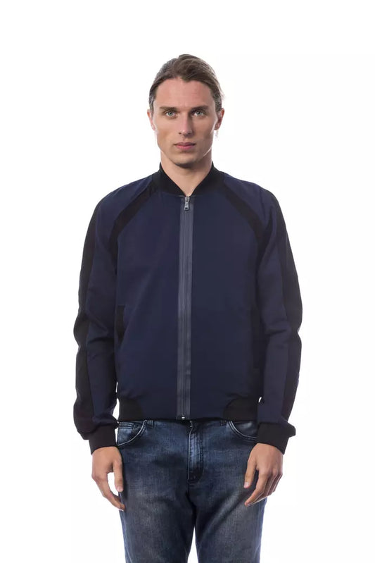 Blue Navy Verri Men's Bomber Jacket - Designed by Verri Available to Buy at a Discounted Price on Moon Behind The Hill Online Designer Discount Store