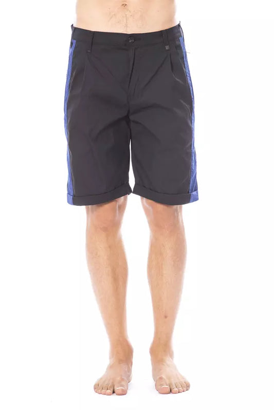 Verri Men's Black Cotton Bermuda Shorts designed by Verri available from Moon Behind The Hill 's Clothing > Shorts > Mens range