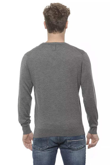 Billionaire Italian Couture Men's Grey Sweater - Designed by Billionaire Italian Couture Available to Buy at a Discounted Price on Moon Behind The Hill Online Designer Discount Store