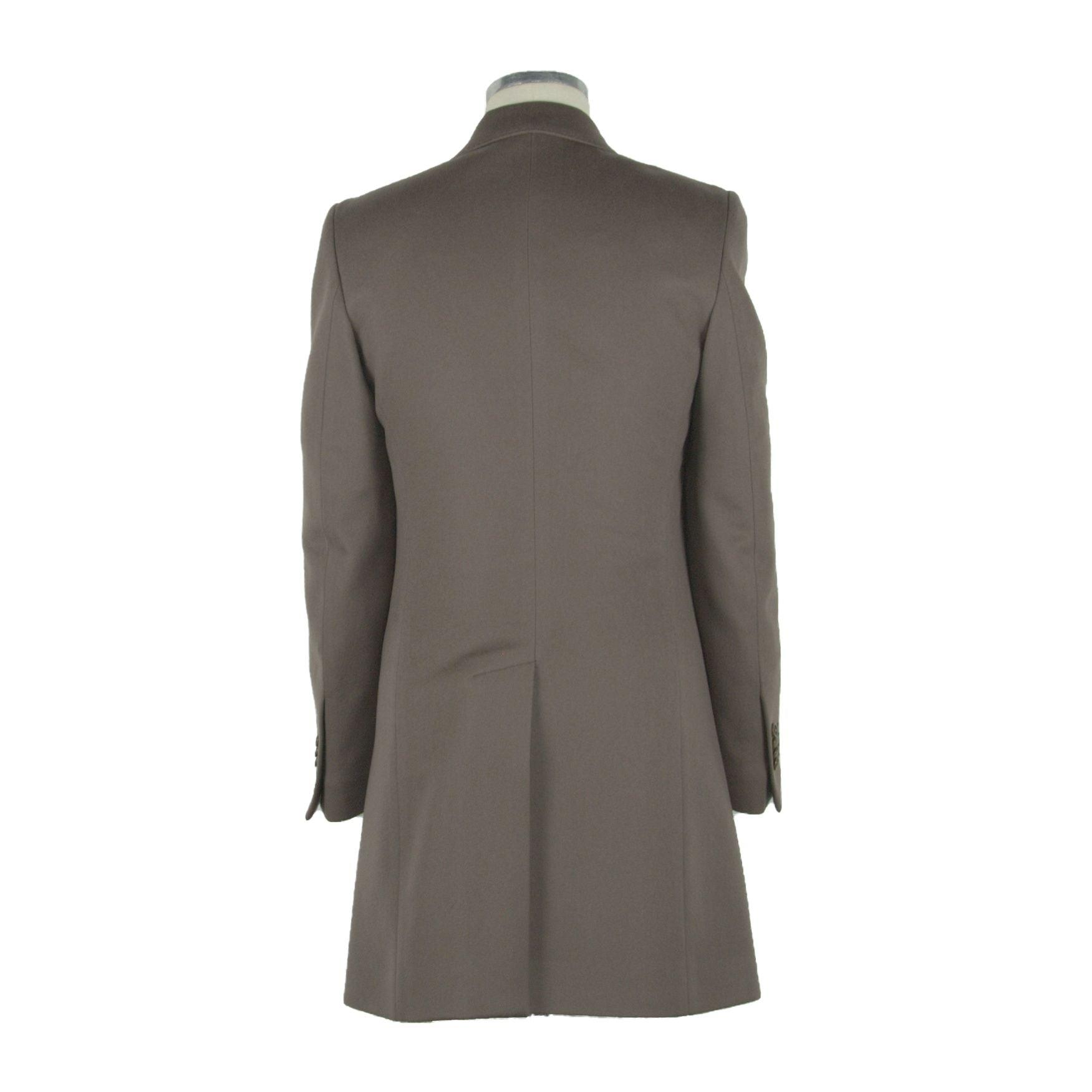 Loro Piana Men's Brown Wool Over Coat designed by Made in Italy available from Moon Behind The Hill 's Clothing > Outerwear > Coats & Jackets > Mens range