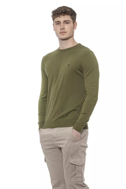 Olive Green Conte of Florence Men's Crewneck Sweater