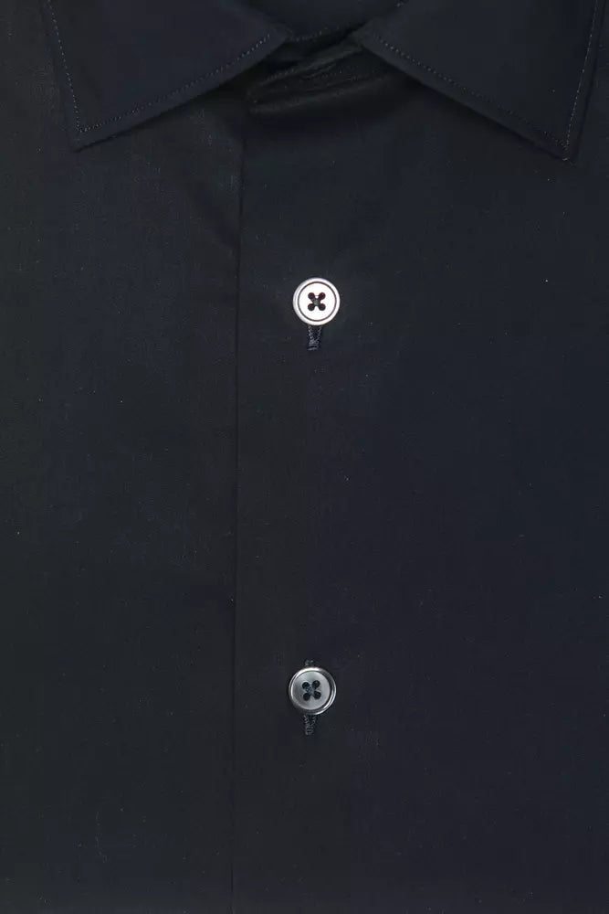 Robert Friedman Men's Black Cotton Shirt designed by Robert Friedman available from Moon Behind The Hill 's Clothing > Shirts & Tops > Mens range