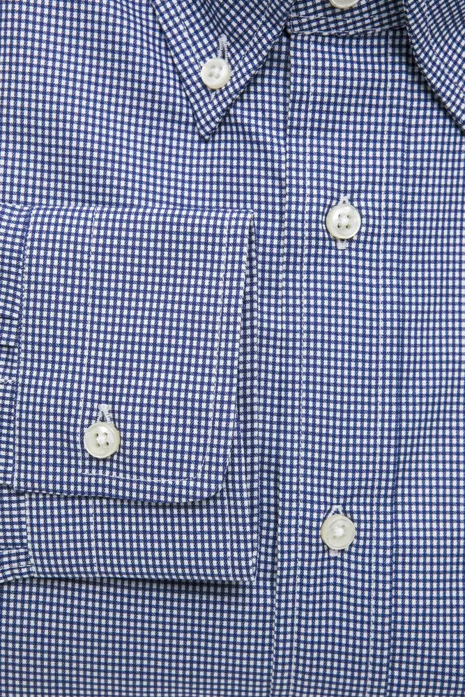 Robert Friedman Men's Blue Cotton Shirt designed by Robert Friedman available from Moon Behind The Hill 's Clothing > Shirts & Tops > Mens range