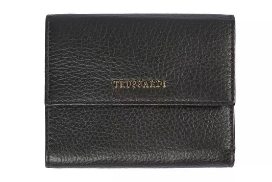 Trussardi Women's Black Leather Wallet
