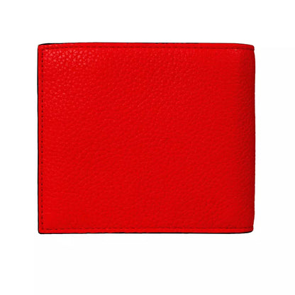 Red Men's Leather Wallet