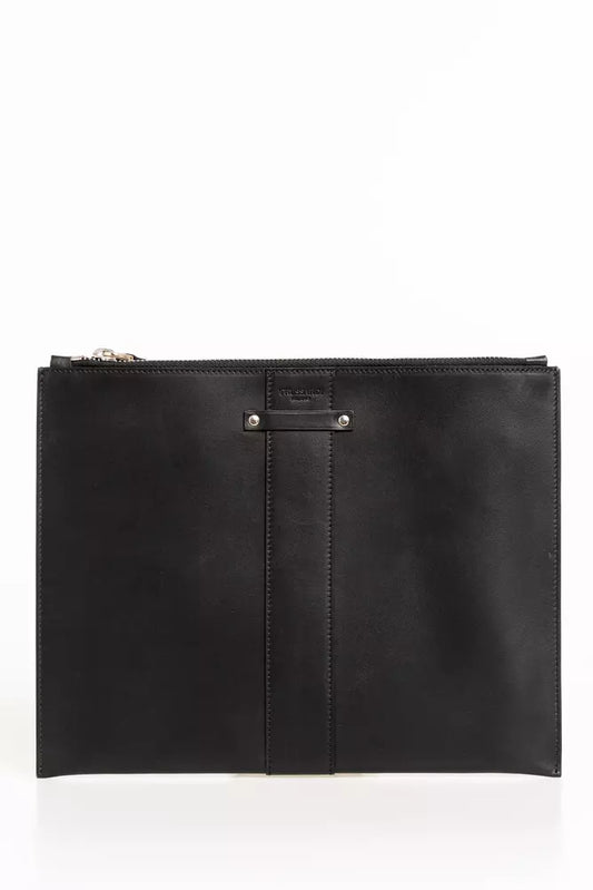 Trussardi Men's Black Leather Wallet