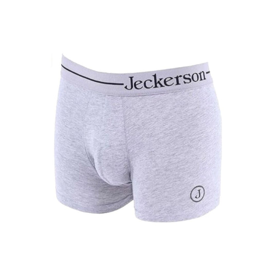 Grey Cotton Men's Jeckerson Logo Boxer Underwear