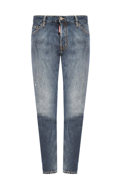 Blue Cotton Jeans & Pants