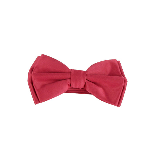 Emilio Romanelli Red Silk Bow Tie