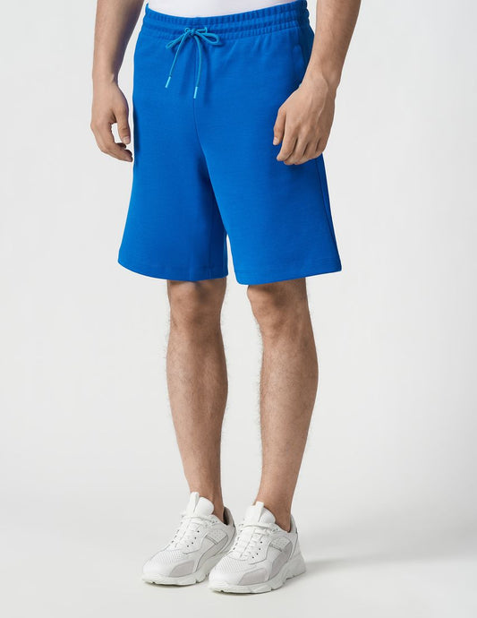 Bikkembergs Men's Blue Cotton Bermuda Shorts