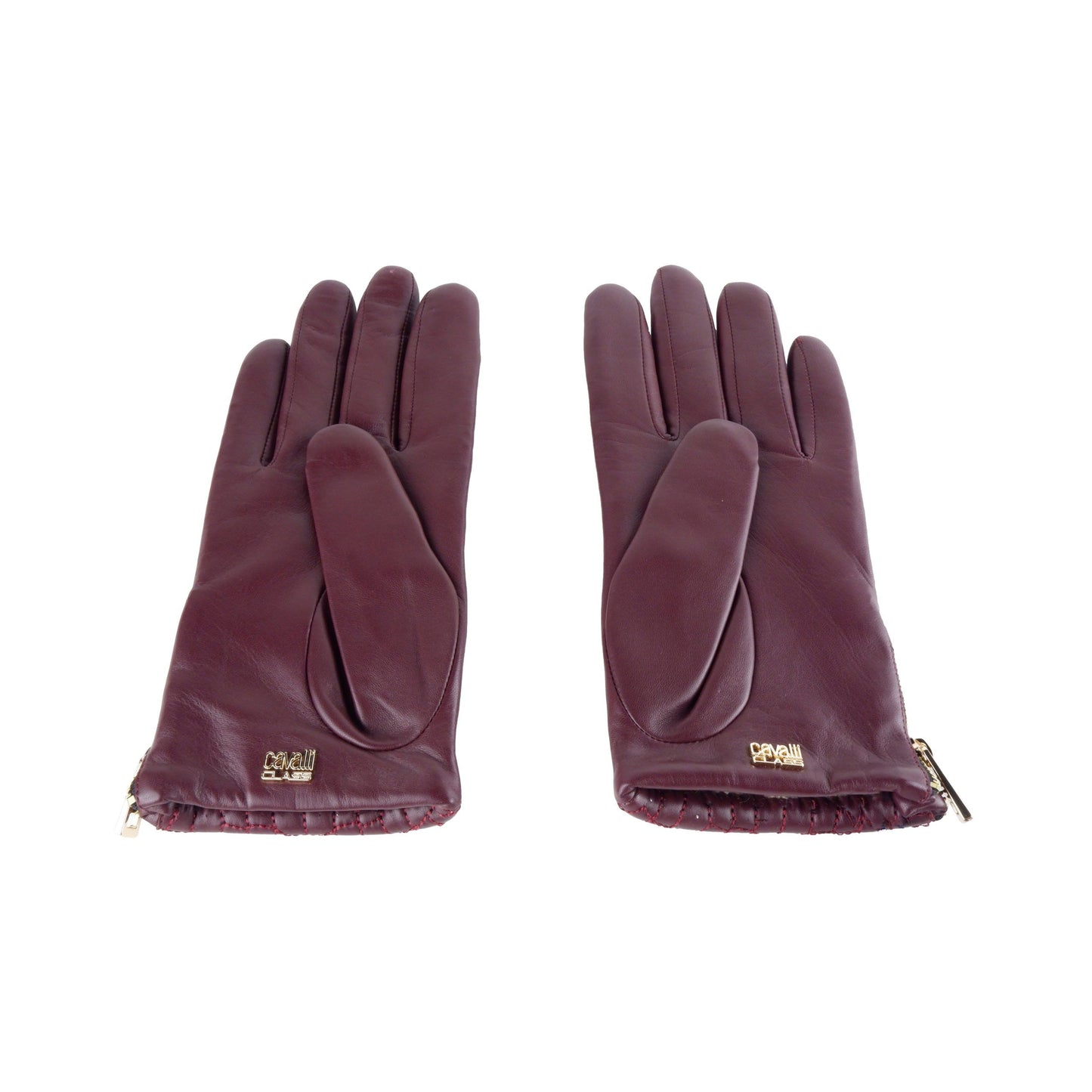 Cavalli Class Quilted Red Ladies Gloves - Designed by Cavalli Class Available to Buy at a Discounted Price on Moon Behind The Hill Online Designer Discount Store