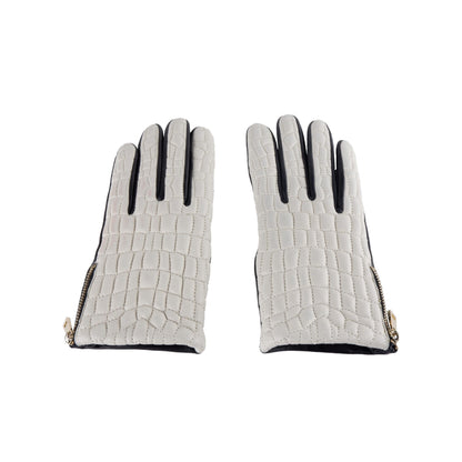 Cavalli Class Quilted Grey Ladies Gloves - Designed by Cavalli Class Available to Buy at a Discounted Price on Moon Behind The Hill Online Designer Discount Store