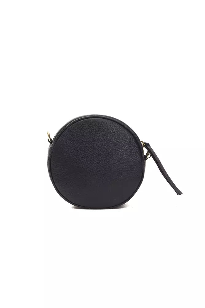 Pompei Donatella Grey Leather Small Oval Crossbody Bag designed by Pompei Donatella available from Moon Behind The Hill 's Handbags, Wallets & Cases > Handbags > Womens range