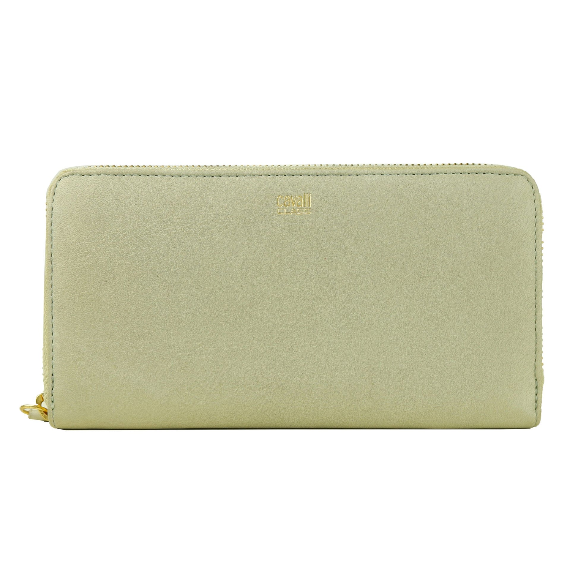 Cavalli Class Ladies' Taupe & Grey Zip Around Wallet - Designed by Cavalli Class Available to Buy at a Discounted Price on Moon Behind The Hill Online Designer Discount Store