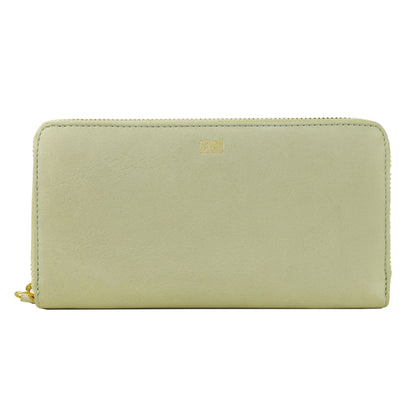 Cavalli Class Ladies' Taupe & Grey Zip Around Wallet - Designed by Cavalli Class Available to Buy at a Discounted Price on Moon Behind The Hill Online Designer Discount Store