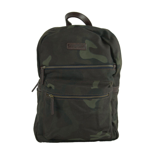 A.G. Spalding & Bros Green Cotton Backpack - Designed by A.G. Spalding & Bros Available to Buy at a Discounted Price on Moon Behind The Hill Online Designer Discount Store