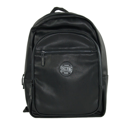 A.G. Spalding & Bros Black Polyurethane Backpack - Designed by A.G. Spalding & Bros Available to Buy at a Discounted Price on Moon Behind The Hill Online Designer Discount Store