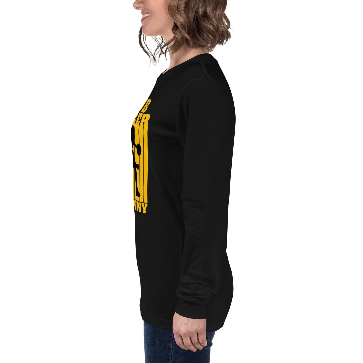 Club Amber Kilkenny Unisex Long Sleeve Tee - Designed by Moon Behind The Hill Available to Buy at a Discounted Price on Moon Behind The Hill Online Designer Discount Store