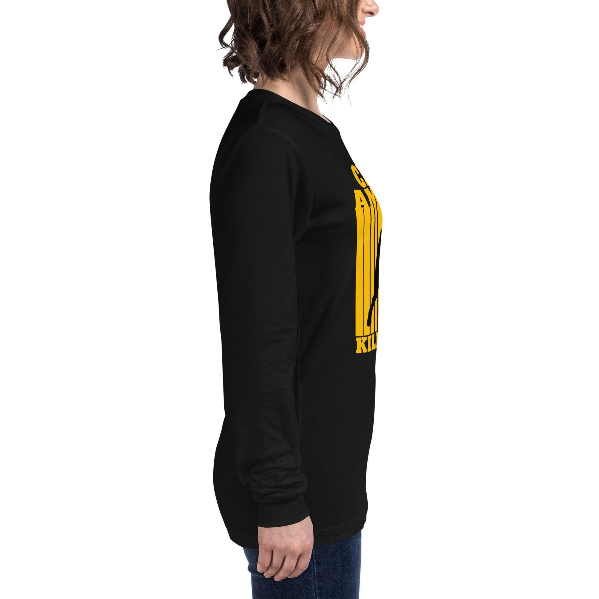 Club Amber Kilkenny Unisex Long Sleeve Tee - Designed by Moon Behind The Hill Available to Buy at a Discounted Price on Moon Behind The Hill Online Designer Discount Store