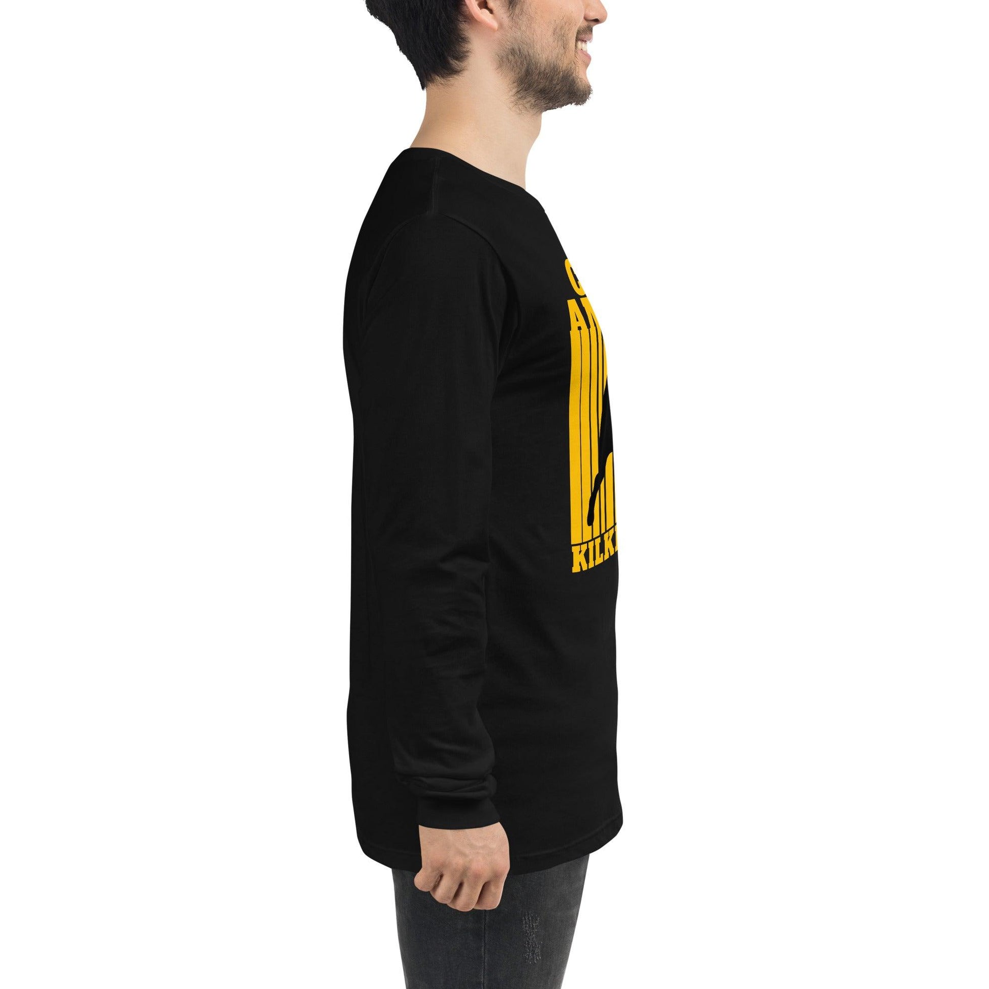 Club Amber Kilkenny Unisex Long Sleeve Tee - Designed by Moon Behind The Hill Available to Buy at a Discounted Price on Moon Behind The Hill Online Designer Discount Store