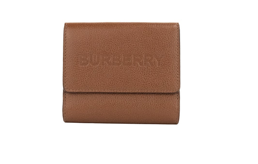 Burberry Luna Tan Small Coin Pouch Snap Wallet